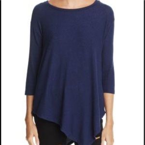 NWT Soft Joie Tammy Assymetrical blue sweater